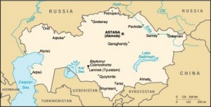 kazakistan haritası