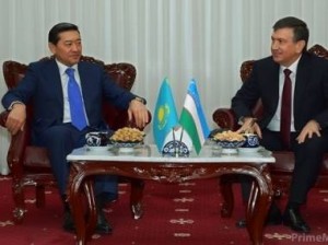 kazakistan basbakanı özbekistan'da
