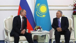 putin ve nazarbayev