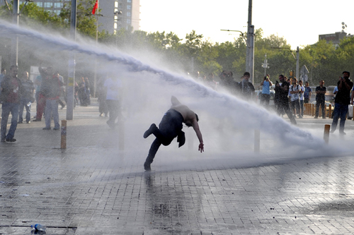 Taksim Gezi Parkı'nda eylem