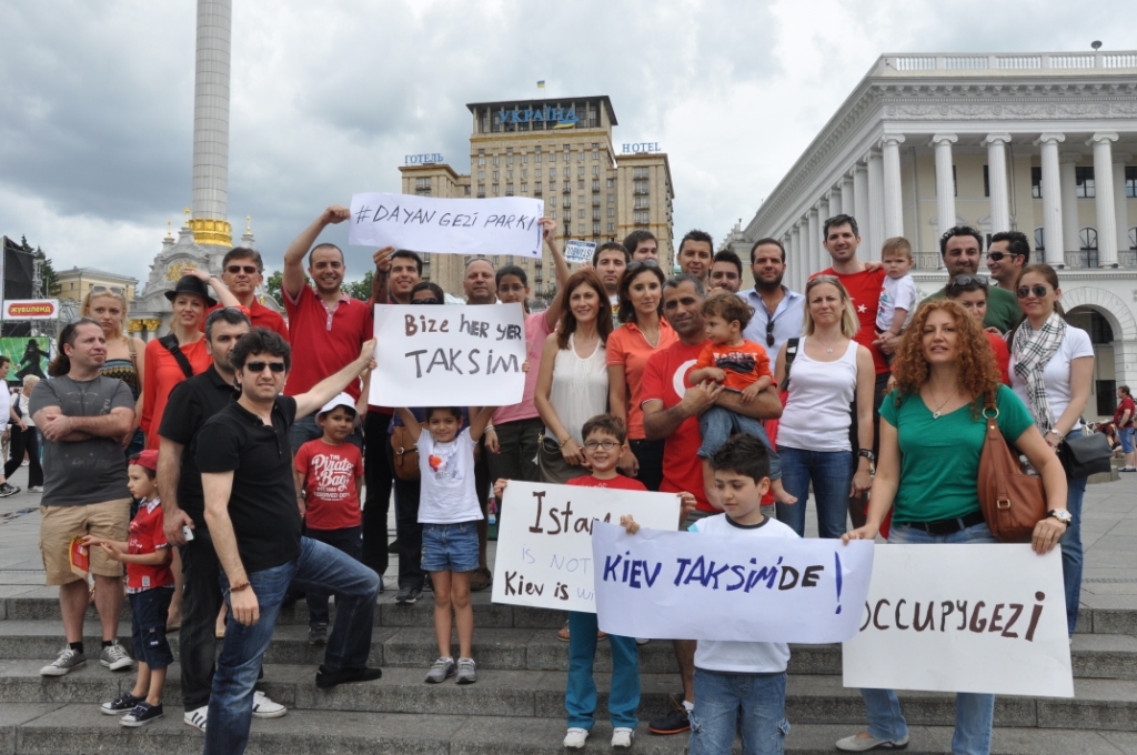 kiyev'de taksime destek