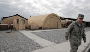 U.S. Center of Transit Shipments for support the anti-terrorist operation in Afghanistan at the Manas airport