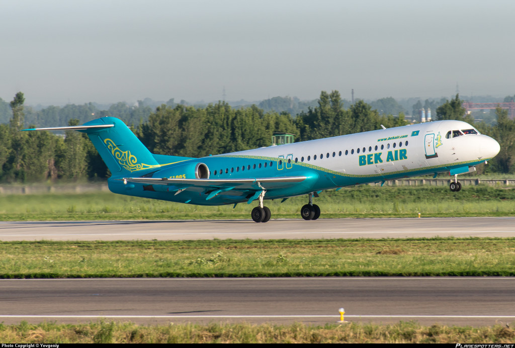 UP-F1005-Bek-Air-Fokker-100